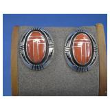S.S. Navajo Gerry J. Nelson Spiny Oyster Earrings