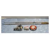 Fishing Pole, Daiwa Reel, Hooks, Fishing Line