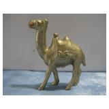 Vtg Brass Camel 4.5' Tall