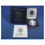 Silver 2025-S Peace Dollar In Box W/COA