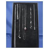 Vtg Sterling Silver Necklaces W/Out Case