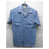 Vtg Pin Pusher Bowling Shirt Sz M