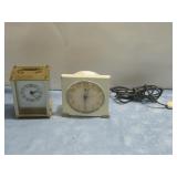 Vtg Westclox Electric Clock & Quartz Battery See
