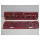 Two New Mexico Military Institute Signs