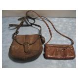 Two Vtg Fossil Purses