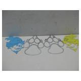 Plasma Cut Metal Zia Symbol Duke & Bear Claw See