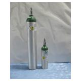 Two Different Size Oxygen Tanks See Info