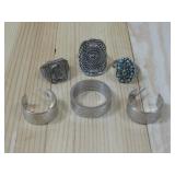 Lot Of Silvertone Jewelry