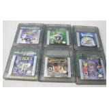 Six Vtg Nintendo Game Boy Collectible Games