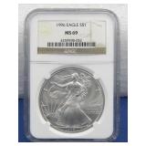 Fine Silver 1 Oz. 1996 Graded American See