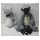 Handmade Bird & Weighted Cat Door Stop