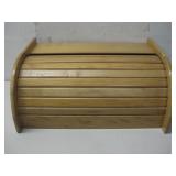 Wooden Roll Top Bread Box 16' x 11' x 7'