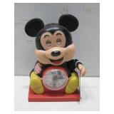 Vtg Mickey Mouse Clock 9' Tall See Info