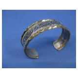 14 KT Gold Filled Stamped Cuff Bracelet