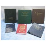 Five Empty Coin Albums & Coin Book