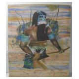 Signed Harry S. Ami N/A Painting 32' x 27'