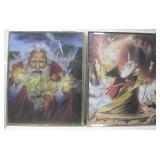 Two Framed Wizard Themed Frames 20.5' x 16'