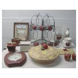 Apple Kitchen Decor Items, Clock, Wall Art & More