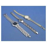 Three Vtg Bulova & Seiko Watches Untested