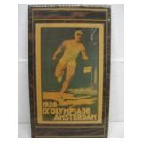 1926 IX Olympiade Amsterdam On Wood Plaque See