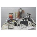 Work Light, Assorted Hand Tools, Suction Cups