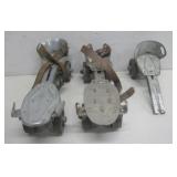 Vtg Adjustable Roller Skates, One Partial