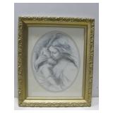 Framed 'A Mother And Child ' Print By See Info