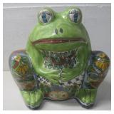 Talavera Style Ceramic Frog 14' Tall