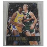 Vtg NBA Basketball Johnson Vs Bird Card