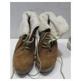 Naughty Monkey Leather Wedges Size 7