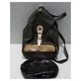 Black Cosmetic Bag & Rioni Backpack