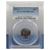Graded 1978-S 10 Cent PGCS PR 70 DCAM