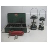 Vtg Coleman 425D Camping Stove & Two See Info