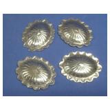 Four SW Silver Tone Button Covers