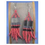Native American Style Beaded Earrings