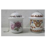 Two Vtg German Kaiser Porcelain Tea Strainer See