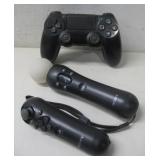 Three Vtg Sony Playstation Controllers Untested
