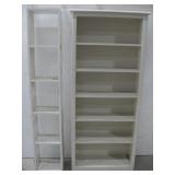Two Wooden Book Shelves Largest 30' x 6' x 11'