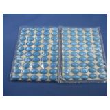 One Hundred Blue Block Turquoise Cabochons 13x18mm