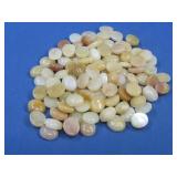 One Hundred Golden Quartz Cabochons 10x12mm