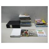 Box Of Nineteen Vtg Cookbooks & Full Binder