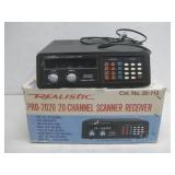 Realistic Pro 2020-20 Channel Scanner Receiver See
