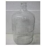Vtg Carboy Ribbed Glass Water Jug