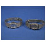 Two Vtg 10Kt Gold Filled Bulova Watches See Info