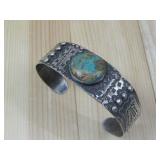 Old Pawn S.S Whirling Log Cuff Bracelet See Info;