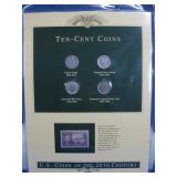 Ten Cent Coin Collection 1892-1916 & 3 Cent See