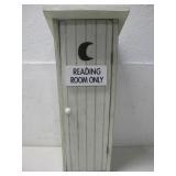 Wooden Decorative Outhouse Toilet Paper Holder See