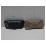 Two Ray-Bay Sunglass Cases