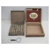 Vtg Kingsley Gold Stamping Co. Box W/Letter See