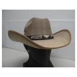 Straw Cowboy Hat W/Cord